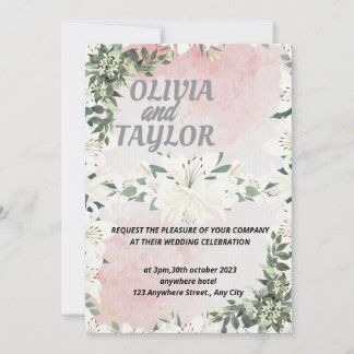 Boda de invitación a guión corto
