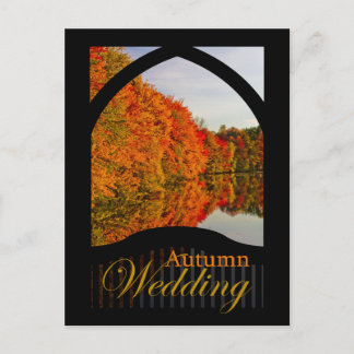 Boda de Invitación a la Boda de Otoño