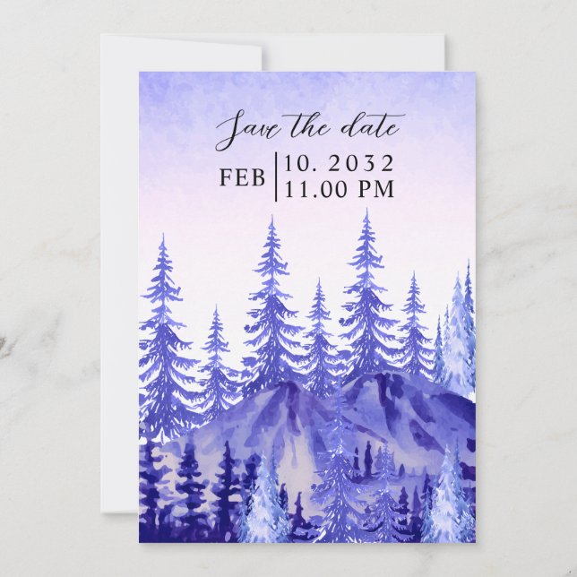 Boda de Invitación Celestial Suite (Reverso)