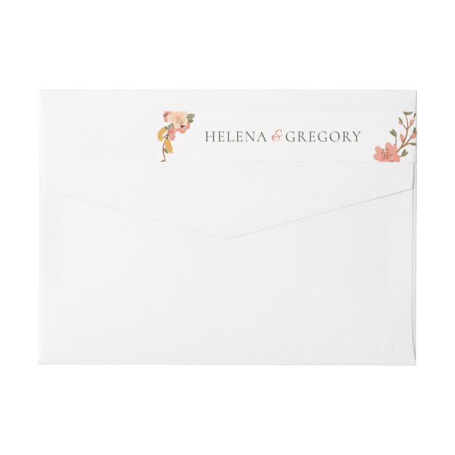 Boda de jardín floral (Reverso)