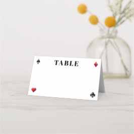Boda de juego de tarjetas de póquer