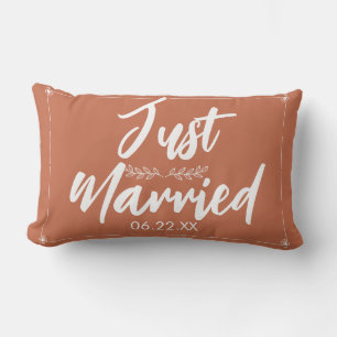 Boda de la cita casada solo regalo almohada lumbar