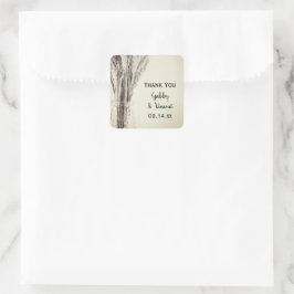 Boda De La Granja De Cebada Seca Gracias Etiqueta