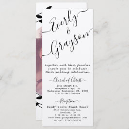 Boda de la guirnalda simple y moderna de Boho negr