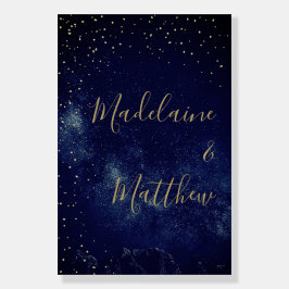 Boda de la noche de las estrellas celestes del cie