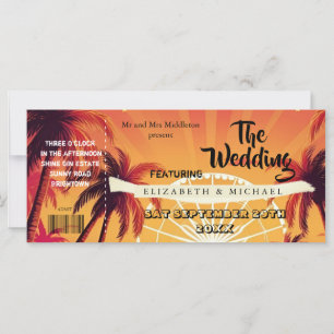 Boda de la Palm Wedfest del Festival de Ticket