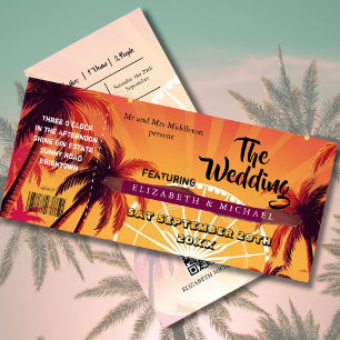 Boda de la Palm Wedfest del Festival de Ticket