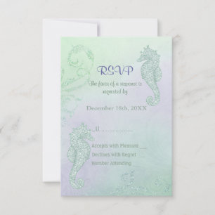 Boda de la parrilla del caballito de mar - RSVP