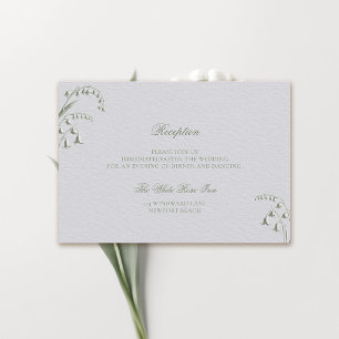 Boda de la recepción Grabado en relieve de Faux Li
