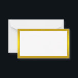 Boda de la tarjeta de consejo de mamá de oro en bl<br><div class="desc">Para otras tarjetas de consejo se puede usar la tarjeta de consejo de mamás de oro limpio como tarjeta de consejo del boda,  consejo de la esposa,  consejo de la novia y otras ocasiones.</div>