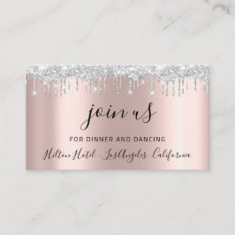 Boda de la tarjeta de recepción Ducha de novias Pe