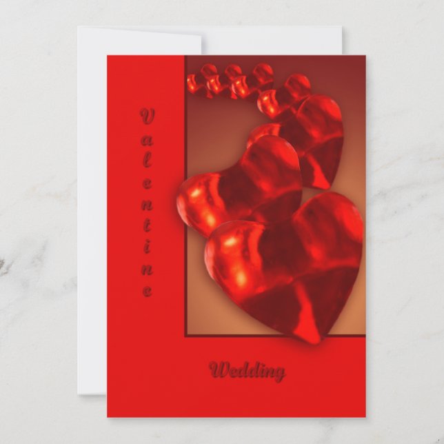 boda de la tarjeta del día de San Valentín del abw (Anverso)