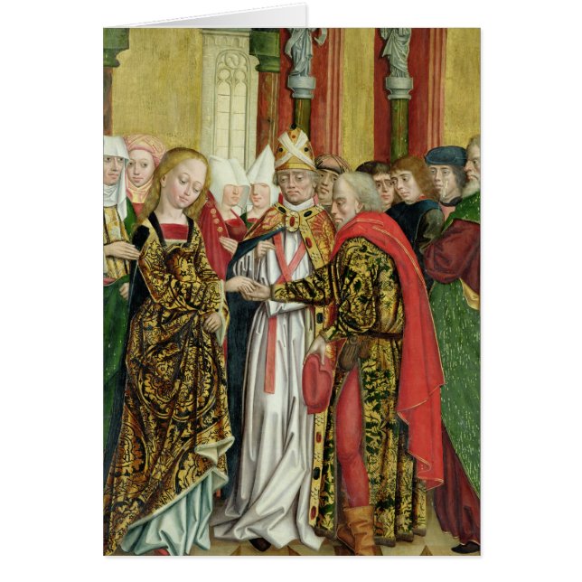 Boda de la Virgen, del altar de la bóveda, 1499 (Frente)