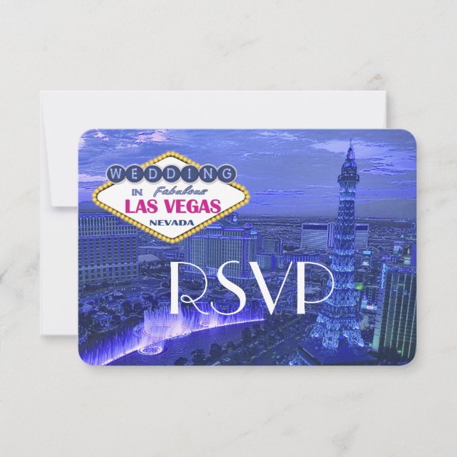 Boda de Las Vegas - RSVP (Anverso)