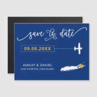 Boda de Long Island NY Guardar tarjeta de fecha, m