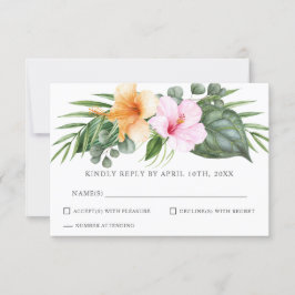 Boda de Luau Tropical en Paradise Floral RSVP