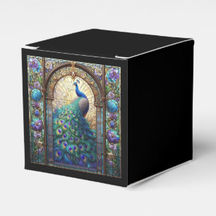 Boda de Lujo: Cajas de Favor de Vidrio Emplomado d