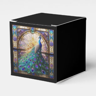 Boda de Lujo: Cajas de Favor de Vidrio Emplomado d