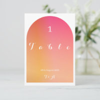 Boda de lujo Moderno Boho Arch Sunset Ombre