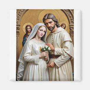 Boda de María y José, imán