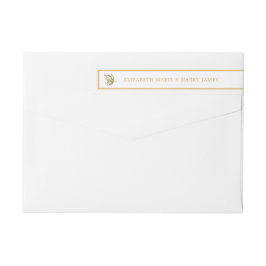 Boda de mariposa Vintage Gold Purpurina