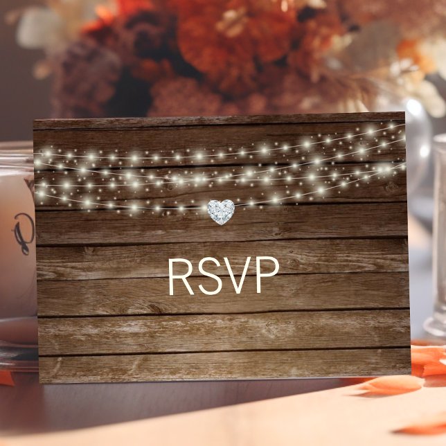 Boda de Mason Jar Lights, un país de Madera Rusa (Rustic Wood Country Mason Jar Lights Wedding)