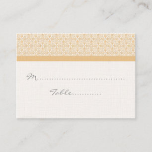 Boda de Moda refinada Tarjeta de asiento