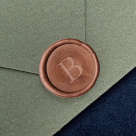 Boda de monograma de tipografía mínima