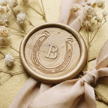Boda de Monograma Personalizado de Herradura Occid