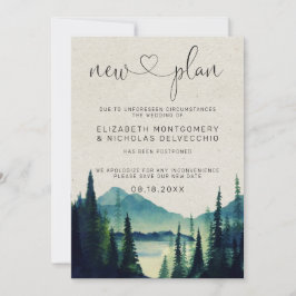 Boda de montaña | Invitación Boda pospuesta