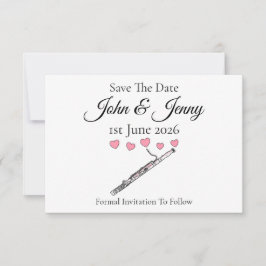 Boda De Músico De Bassoon Salva La Fecha