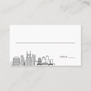 Boda de Nashville   Colocar las tarjetas delante y