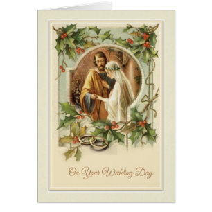 Boda de Navidad católica Virgen María José