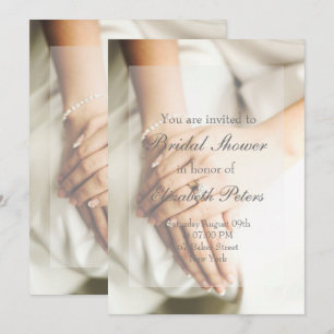 Boda de novia Diamond Invitación a ducha de novia
