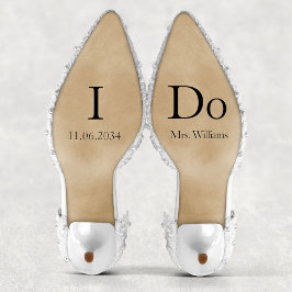 Boda de novia Zapatos Personalizado Pegatina de vi