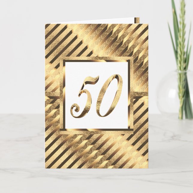 boda de Oro por la invitación al 50 aniversario (Anverso)