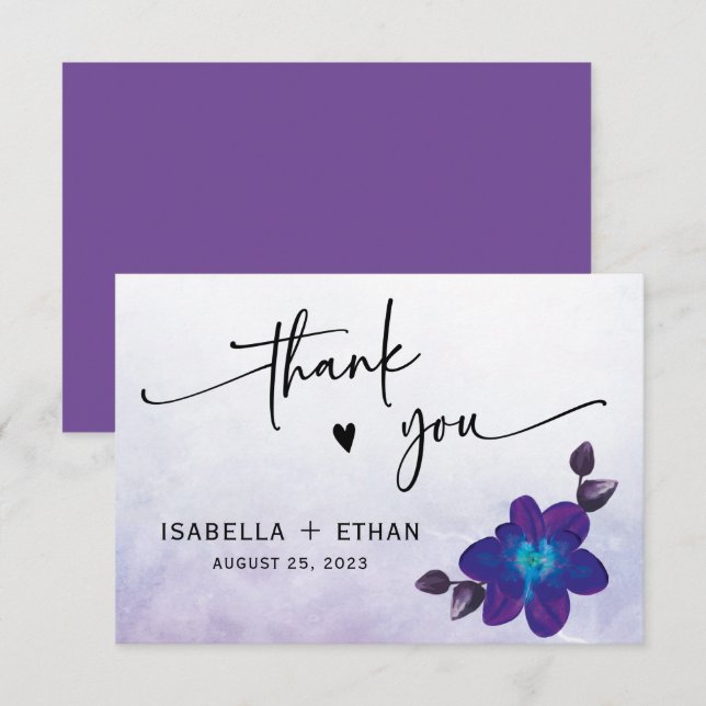 Boda de Orquídea Azul (Anverso / Reverso)