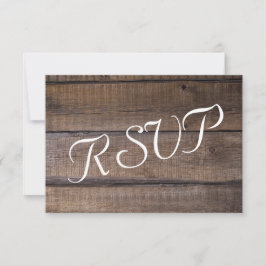 Boda de pallet de madera rústica - RSVP