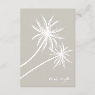 Boda de palmeras blancas RSVP