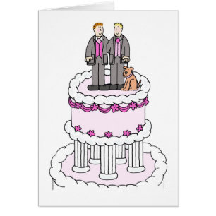 Boda de pareja masculina felicita a Personalizado