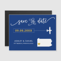 Boda de Pennsylvania Salve la tarjeta de fecha, ma