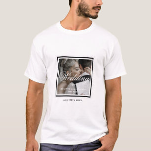 Boda de personalizable blanco significa camiseta c