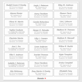 Boda de personalizable Pegatina invitado