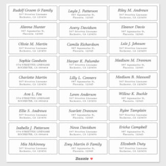 Boda de personalizable Pegatina invitado