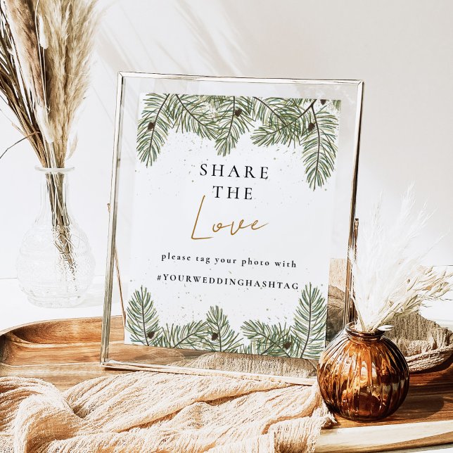 Boda de Pine Festive Comparte la señal de amor soc (Subido por el creador)