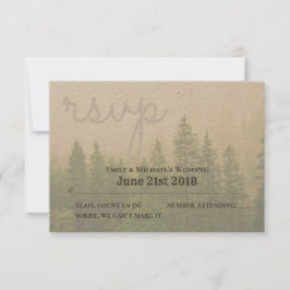 Boda de Pinos Forestales Selección de menú y RSVP