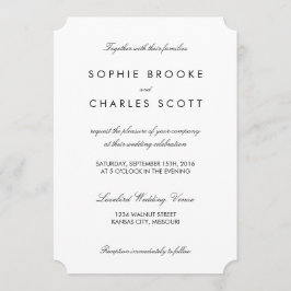 boda de plantilla de tickets de Moda simple de 5" 