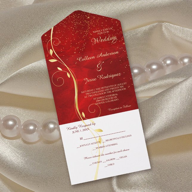 Boda de plantillas de fotos rojas oscuras de la ho (Subido por el creador)