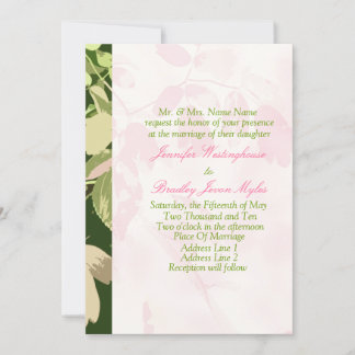 Boda de plantillas de invitación