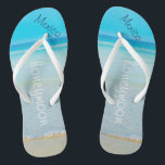 Boda de playa | Chanclas | Nombre de la novia | Oc<br><div class="desc">Boda de playa | Chanclas | Nombre de la novia |Océano</div>